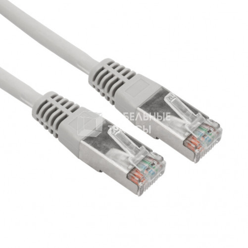 Патч-корд F/UTP, CAT 5e, RJ45-RJ45, 26AWG, LSZH, серый, 1м REXANT | 02-0110-1 | REXANT