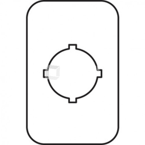 Шильдик MA6-1019 (Emergency Stop) для пластиковых кнопочных постов | 1SFA611930R1019 | ABB