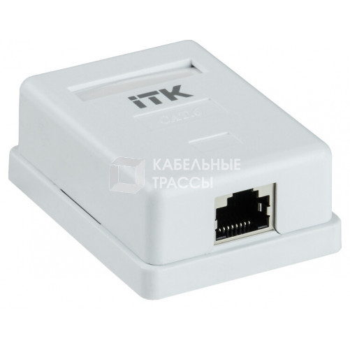 Настенная инф. розетка RJ45 кат. 6 FTP 1-порт | CS2-1C06F-12 | ITK