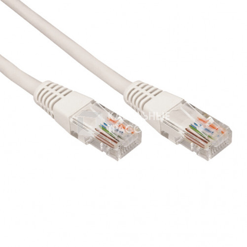 Патч-корд U/UTP, CAT 5e, RJ45-RJ45, 26AWG, LSZH, серый, 0,5м REXANT | 02-0100-05 | REXANT