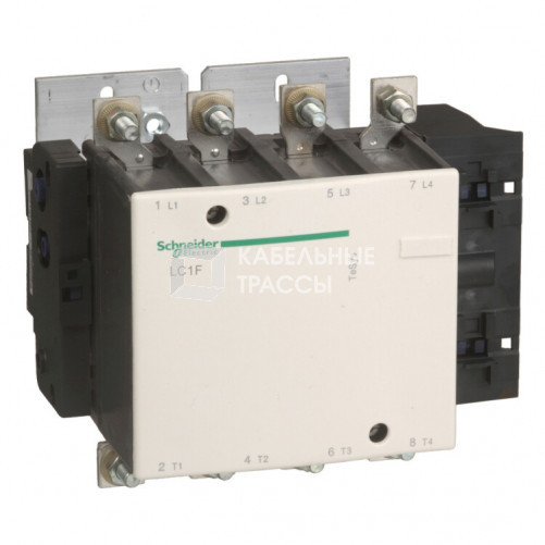 КОНТАКТОР F 4Р (4 НО), AC1 200 A, БЕЗ КАТУШКИ, | LC1F1504 | Schneider Electric