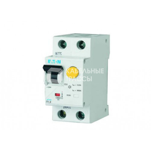 Выключатель автоматический дифференциального тока PFL4-16/1N/C/003 Хар-ка С тип АС 4.5кА | 293298 | EATON