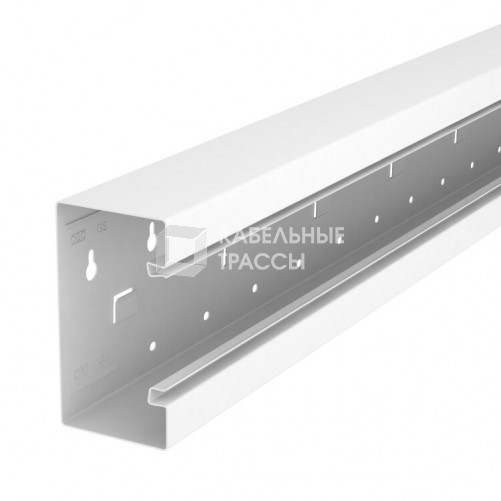 Кабель-канал Rapid 80, 70x130x3000 мм (без крышки) сталь, белый | 6277207 | OBO Bettermann