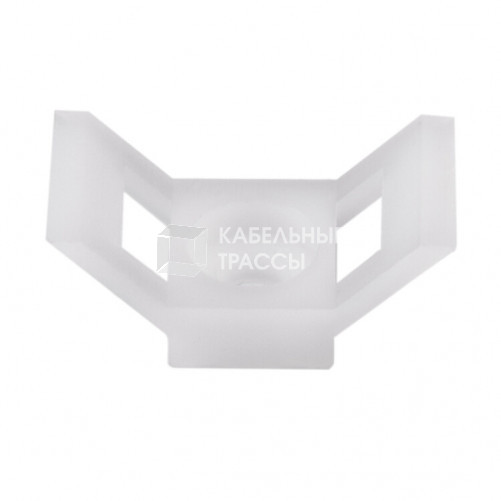 Площадка для крепления стяжки (ПС-2) 29x15 мм, белая, упаковка 100 шт. | 07-2104 | REXANT