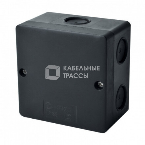 Коробка распределительная для о/п Ультрафиолетостойкая Черная IP66 KSK 80 HF (FA) | KSK 80_FA | Kopos