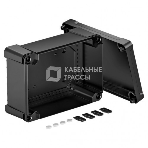Распределительная коробка X25C, IP 67, 286x202x126 мм, черная, сплошная стенка | 2005614 | OBO Bettermann