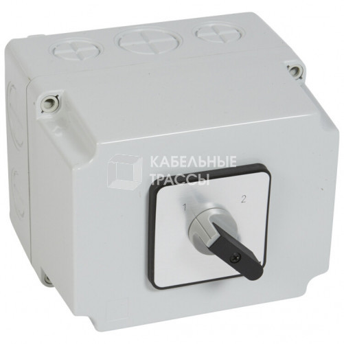 Переключатель - без положения ''0'' - PR 40 - 4П - 8 контактов - в коробке 135x170 мм | 027764 | Legrand