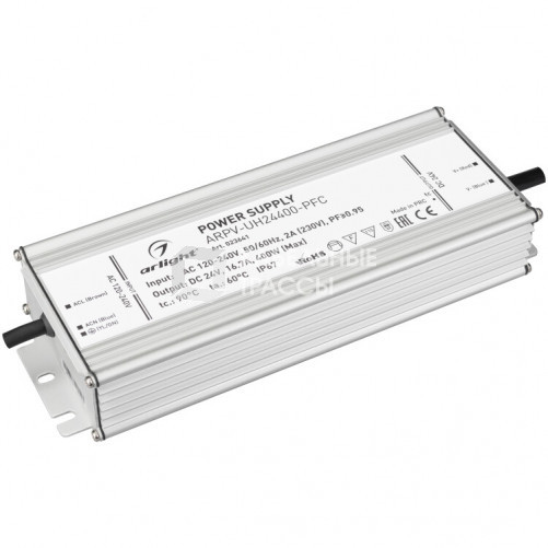 Блок питания ARPV-UH24400-PFC (24V, 16.7A, 400W) | 023641 | Arlight