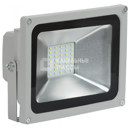 Прожектор светодиодный СДО 05-20 20Вт 6500К IP65 серый SMD | LPDO501-20-K03 | IEK