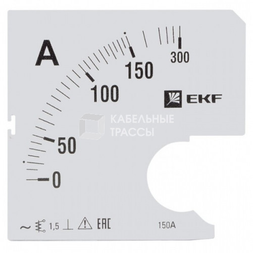 Шкала сменная для A961 150/5А-1,5 EKF PROxima | s-a961-150 | EKF