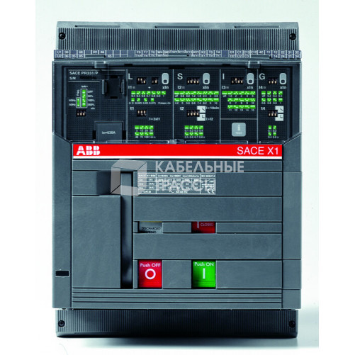 Выключатель автоматический выкатной X1B 1250 PR332/P LSI In=1250A 4p W MP | 1SDA062492R1 | ABB
