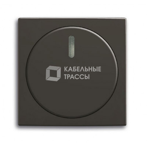 ABB Basic 55 Шато (чёрный) Накладка светорегулятора поворотного для механизмов диммеров BJE | 6599-0-2991 | 2CKA006599A2991 | ABB