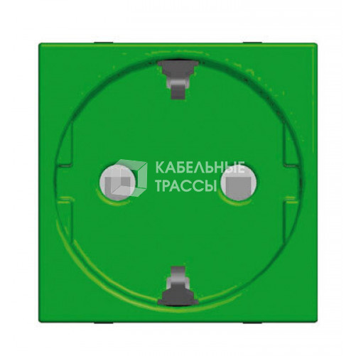 ABB Zenit Зеленый Розетка с/з с защитными шторками | N2288 VD | 2CLA228800N8001 | ABB