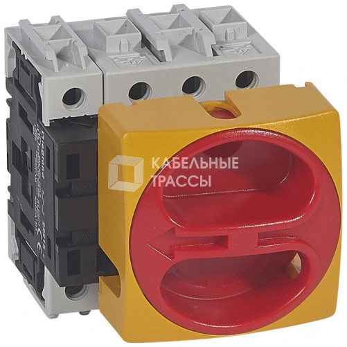 Выключатель-разъединитель - для скрытого монтажа - 4П - зажим нейтрали слева - 63 A | 022115 | Legrand