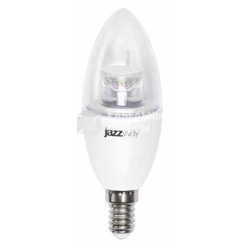 Лампа светодиодная LED 7Вт E14 220В 2700К PLED- DIM C37 CLEAR свеча | 1035349 | Jazzway