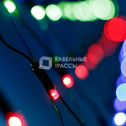 Светодиодная гирлянда ARD-NETLIGHT-CLASSIC-2500x2500-BLACK-432LED RGB (230V, 26W) | 024693 | Arlight