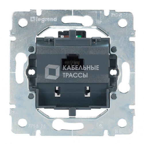 PRO21 Розетка комп. 1-ая 5 кат UTP (RJ45) с лапками | 775765 | Legrand