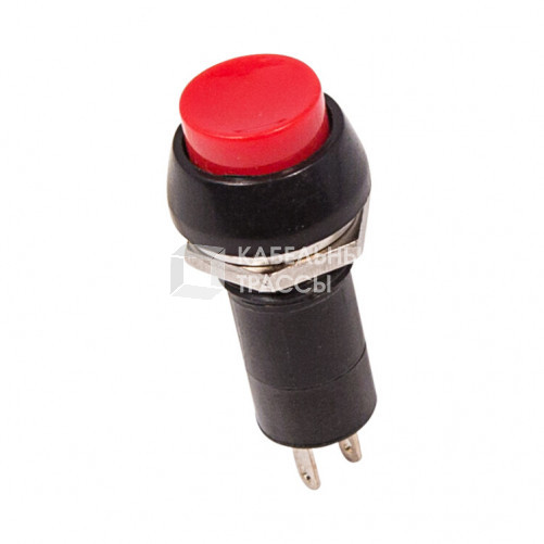 Выключатель-кнопка 250V 1А (2с) ON-OFF красная | 36-3030 | REXANT