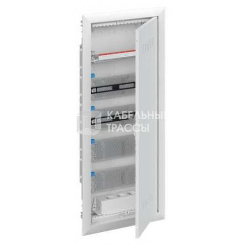 Шкаф мультимедийный с дверью с радиопрозрачной вставкой UK660MW (5 рядов) | 2CPX031389R9999 | ABB
