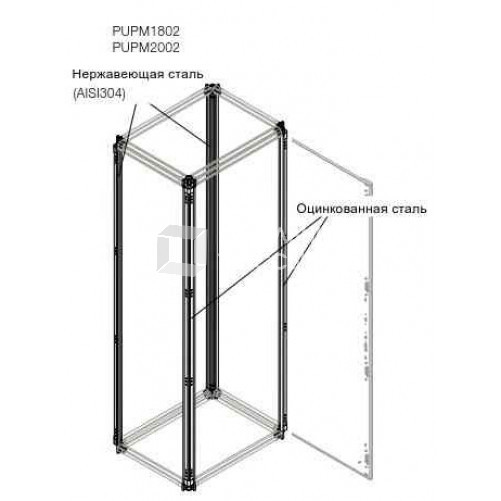 Профиль каркаса 1800мм (2 сталь+2 нерж)|1STQ002031B0000 | ABB