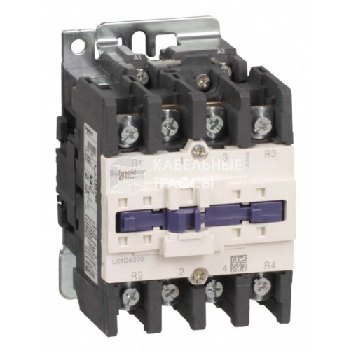 КОНТАКТОР D 4Р (2 НО + 2 НЗ), AC1 125 A, 110V 50/60 ГЦ, ЗАЖИМ ПОД ВИНТ | LC1D80008F7 | Schneider Electric