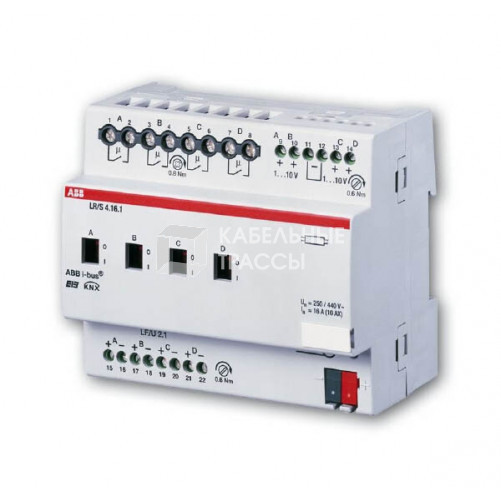 LR/S 4.16.1 Светорегулятор 4-х канальный для ЭПРА 1-10B, 16A, MDRC | 2CDG110088R0011 | ABB