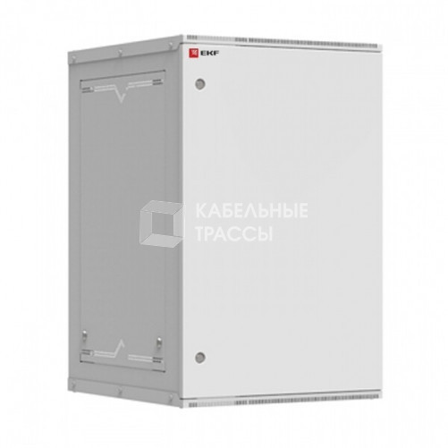 Шкаф телекоммуникационный настенный разборный 18U (600х650) дверь металл, Astra A серия EKF Basic | ITB18M650D | EKF