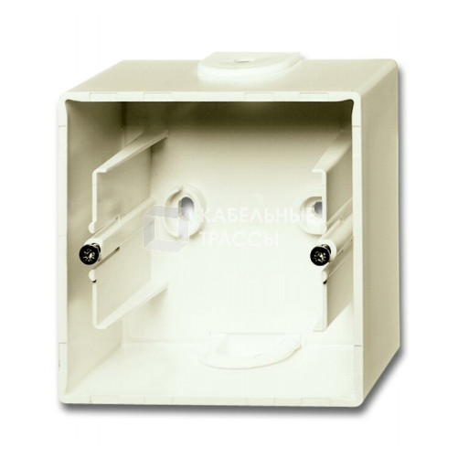 ABB Basic 55 Шале (белый) Коробка для открытого монтажа, 1-постовая | 1799-0-0968 | 2CKA001799A0968 | ABB