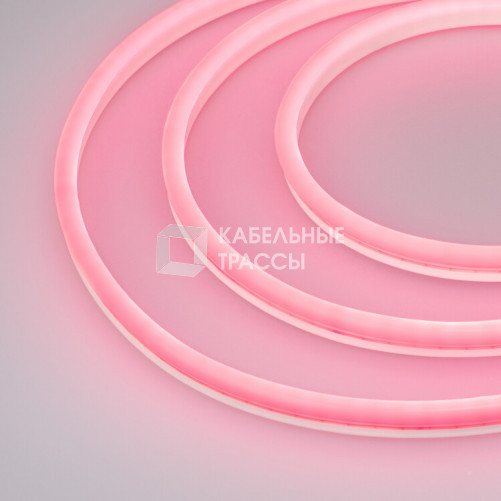 Образец Гибкий неон GALAXY-1608-5000CFS-2835-100 12V Pink 0.5M (16x8mm, 12W, IP67) (arlight, 12 Вт/м, IP67) | 030981 | Arlight