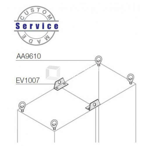 Петли для подъема шкафа (4 шт.) | AA9610 | ABB