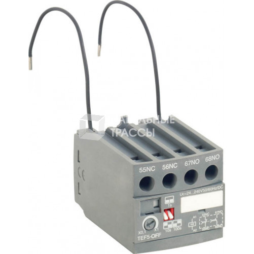 Блок контактный дополнительный CA4-04E 4НЗ для контакторов AF09…AF38 | 1SBN010140R1004 | ABB