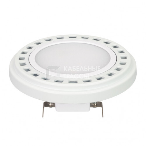 Лампа светодиодная AR111-UNIT-G53-12W- Warm3000 (WH, 120 deg, 12V) | 026887 | Arlight