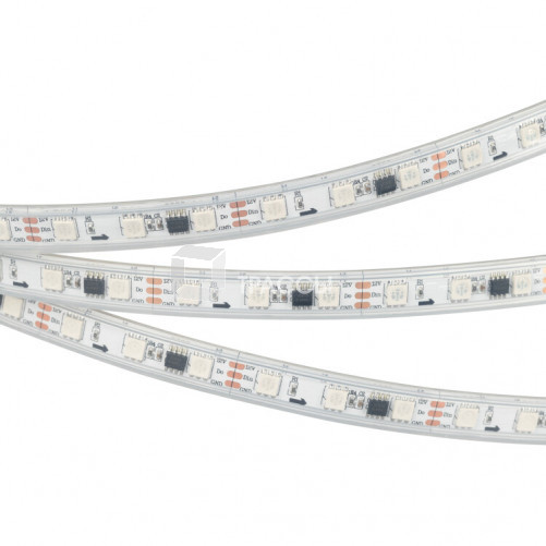 Лента светодиодная SPI-5000P-5060-60 12V Cx3 RGB (12mm, 14.4W, IP66) | 026365(2) | Arlight