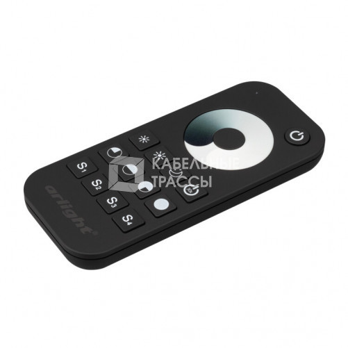 Пульт SMART-R24-DIM Black (1 зона, 2.4G) (Arlight, IP20 Пластик, 5 лет) | 031934 | Arlight