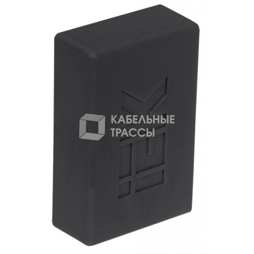 ELECOR Заглушка КМЗ 16х16 черный (4шт/компл) | EL-KK10D-Z-016-016-K02 | IEK