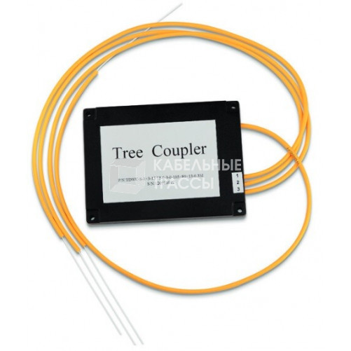 Сплиттер FO-SPL-1x3-E11-3.0-3M (разветв.,ответв.) оптич.1х3,одномод.,равномер. ,1310/1550(±40nm),3 m,3.0 mm,неоконц. | 45029 | Hyperline