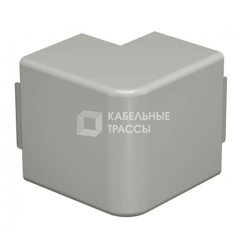 Крышка внешнего угла кабельного канала WDK 60x90 мм (ПВХ,серый) (WDK HA60090GR) | 6022111 | OBO Bettermann