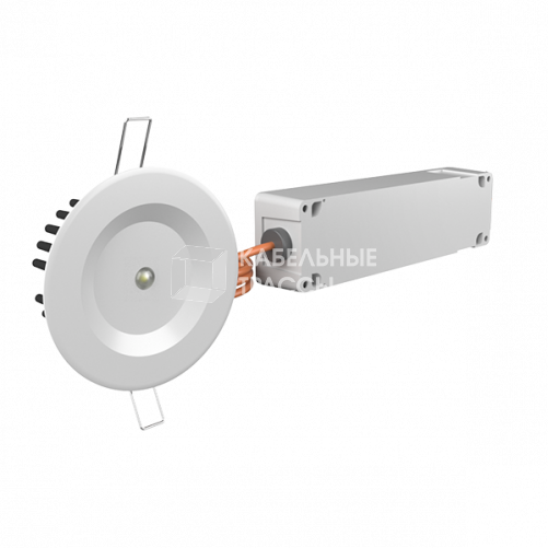 Световой указатель аварийного освещения светодиодный BS-ARUNA-10-L3-ELON 3Вт IP65 встраиваемый централизованный | a16986 | Белый свет