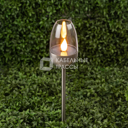 Светильник садовый уличный ERASF22-37 на солнечных батареях Идеал 32 см | Б0053380 | ЭРА
