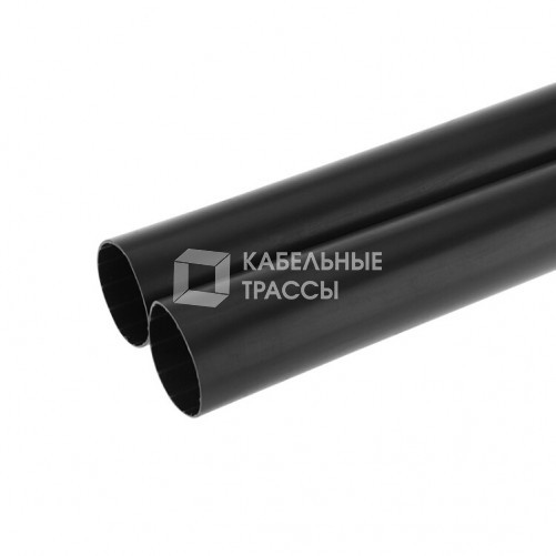 Термоусадочная трубка клеевая 33,0/5,5 мм, (6:1) черная, упаковка 2 шт. по 1 м | 23-0033 | REXANT