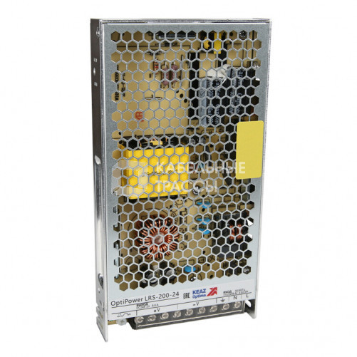 Блок питания панельный OptiPower LRS 200-24 8.8A | 328885 | КЭАЗ
