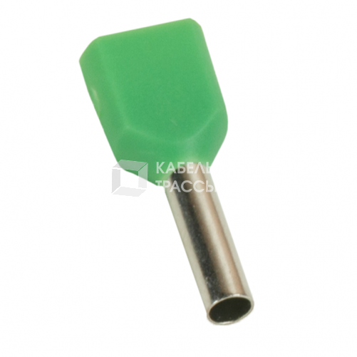 Наконечник штыревой втулочный под два провода OptiKit T-Shv2-PVC- 1,0-8(100шт) | 278045 | КЭАЗ