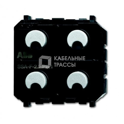 SSA-F-2.1.PB.1 Сенсор 2-клавишный/релейный активатор 1-канальный free@home, Zenit | 6220-0-0233 | 2CKA006220A0233 | ABB