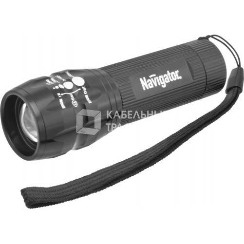 Фонарь универсальный NPT-CM03-3AAA алюм. 1LEDх3Вт, фокус, блист. | 94967 | Navigator