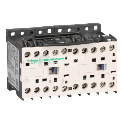 КОНТАКТОР РЕВЕРС. K 4Р (4 НО),AC1 25 A,220V 50/60 ГЦ,МЕХ. | LC2K09004M7 | Schneider Electric