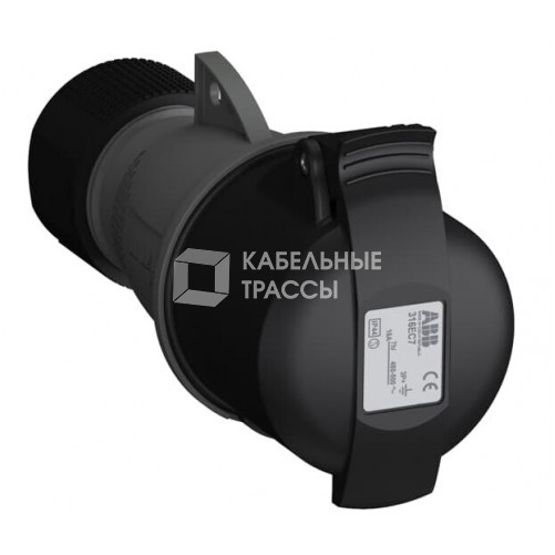 Розетка кабельная Easy&Safe 316EC7,16А,3P+E,IP44,7ч|2CMA102013R1000| ABB