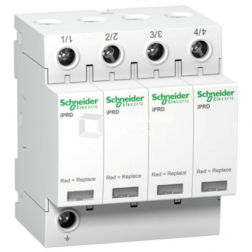 УЗИП Т2 iPRD 40r 40kA 350В 4П СИГНАЛ | A9L40401 | Schneider Electric