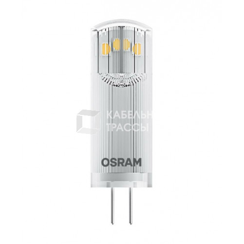 Лампа светодиодная PARATHOM PIN 200лм 1,8Вт 2700К G4 колба PIN 300° прозр пластик12В | 4058075622692 | OSRAM