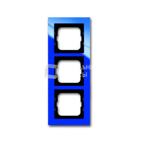 Рамка 3-постовая, серия axcent, цвет синий | 1754-0-4345 | 2CKA001754A4345 | ABB