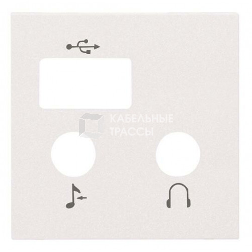 ABB Zenit Альп. белый Накладка для механизма медиа-комбайна арт.9368.3 | N2268.3 BL | 2CLA226830N1101 | ABB